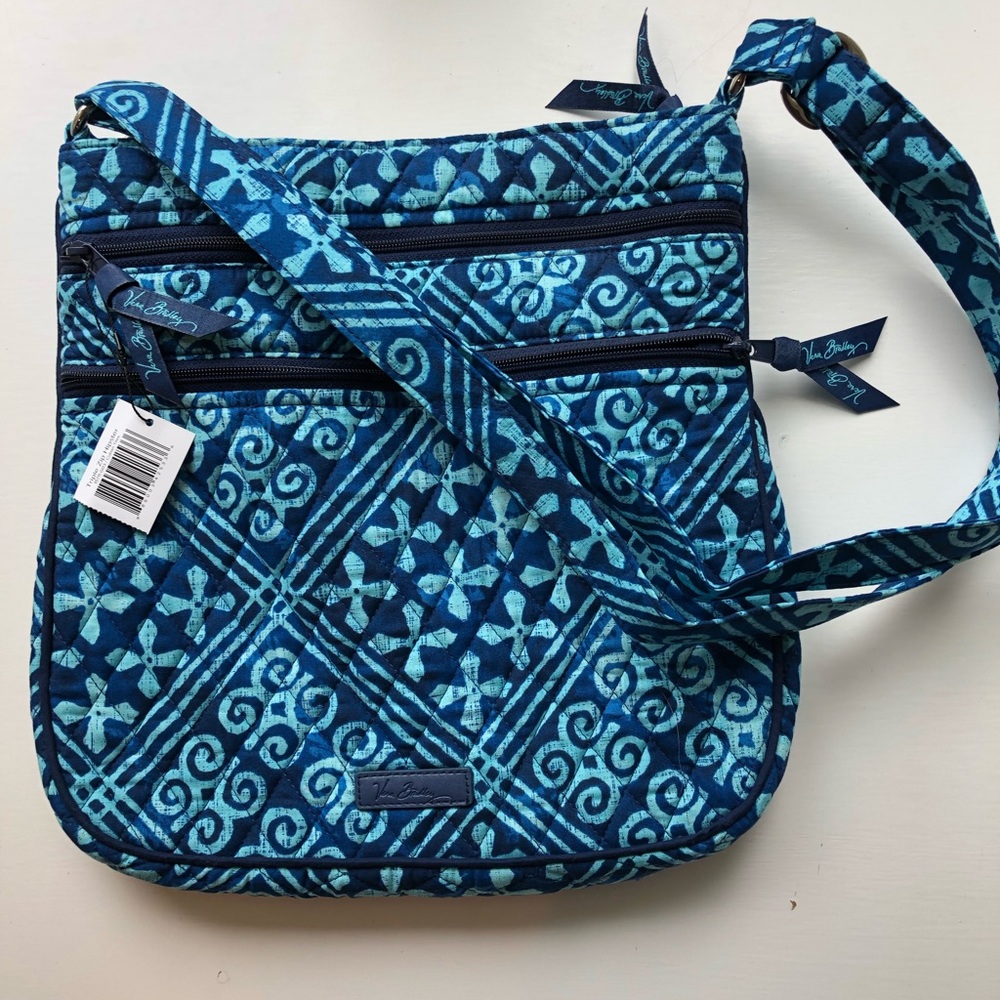 Vera Bradley triple zip hipster